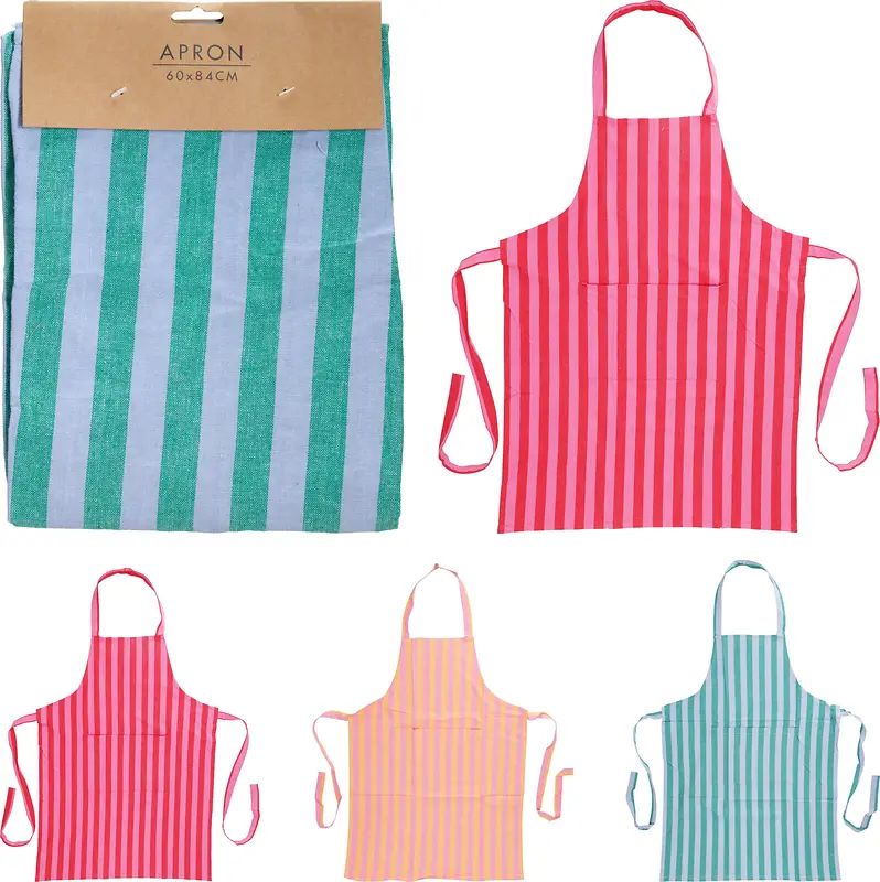 APRON 84X60CM, 3 ASSORTED COLORS
