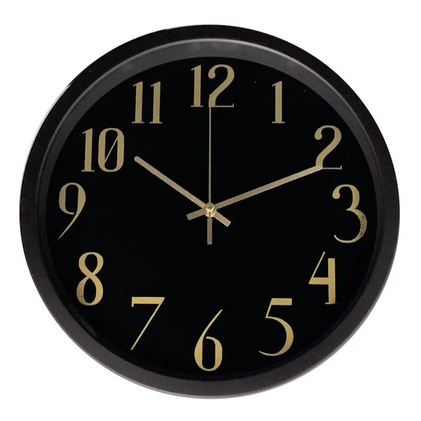 10" PLASTIC WALL CLOCK