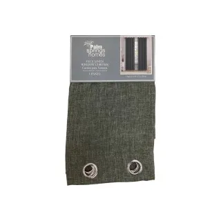 FAUX LINEN WINDOW CURTAIN