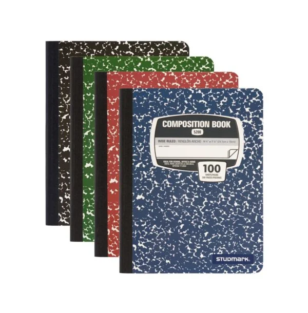 COMPOSTIION BOOK SET ASSORTED MARBLE | Do it Best Barbados
