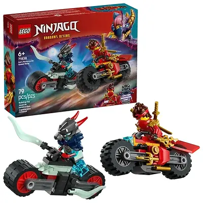 NINJAGO® Dragons Rising Kai's Motorcycle Speed Race Playset 79 pc Age 6+