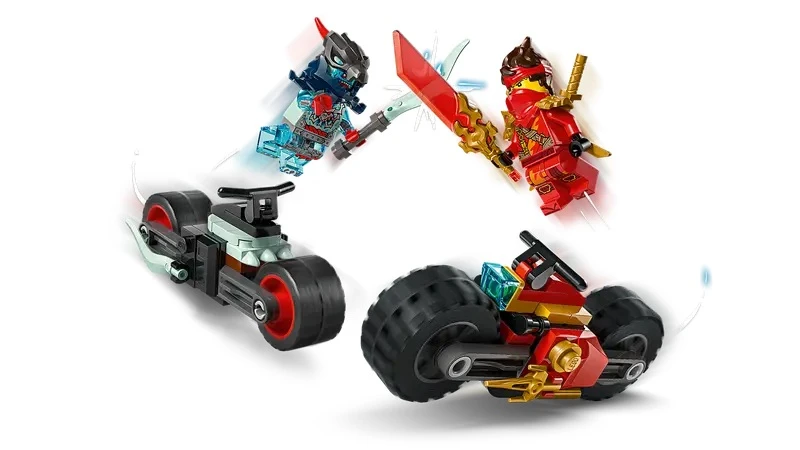 NINJAGO® Dragons Rising Kai's Motorcycle Speed Race Playset 79 pc Age 6+