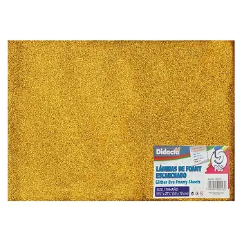 GLITTER EVA SHEET - GOLD