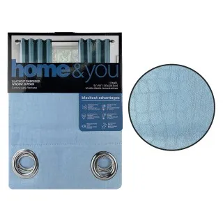 BLACKOUT WINDOW PANEL BABY BLUE