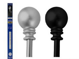METAL CURTAIN DOUBLE ROD