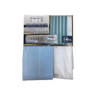 14PC SHOWER CURTAIN SET