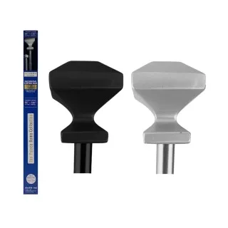 METAL CURTAIN DOUBLE ROD - 84/120"