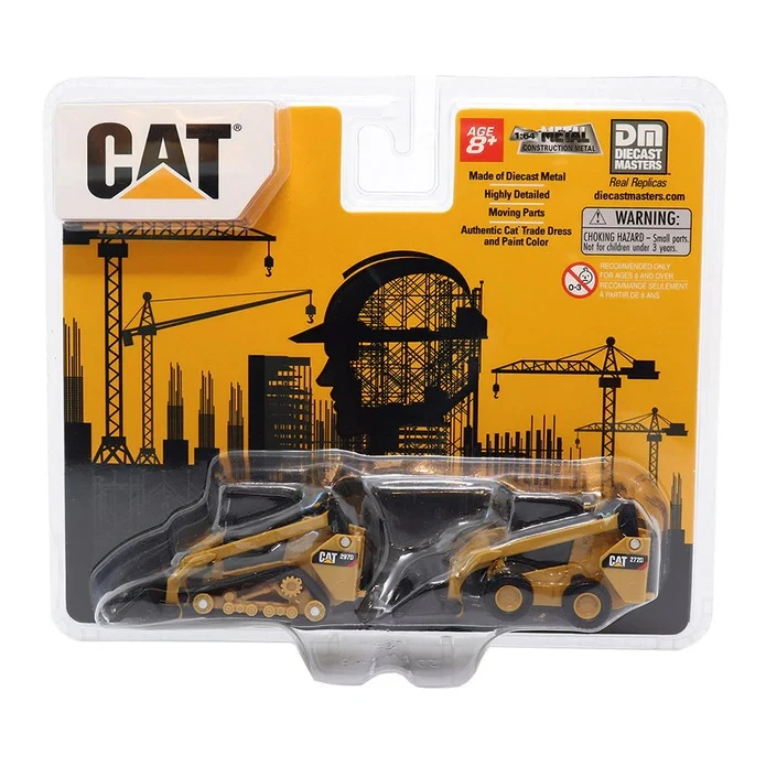 Skid Steer Loader & Compact Track Loader Twin Pack | 1:64 Scale