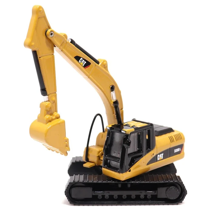 1:87 Scale Kenworth T880s SBFS 40" Sleeper Tandem Tractor with Lowboy Trailer & 320D L Hydraulic Excavator