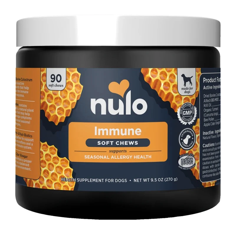 Immune + Seasonal Allergy Support Soft Chew Supplements For Dogs 9.5 oz