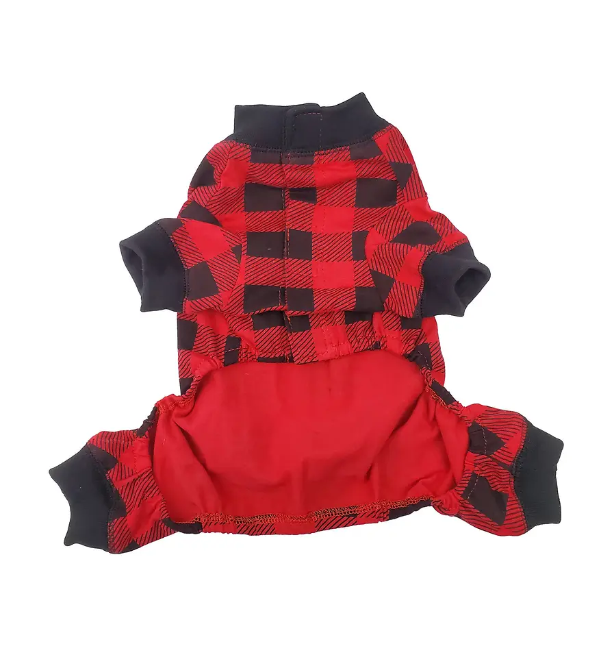 Lightweight Buffalo Check Pajamas | Red X-Large