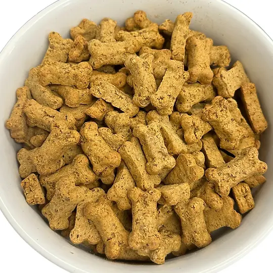 Bulk Treats for Dogs - Crunchy Pumpkin Bones (Sold in Store by Bulk)