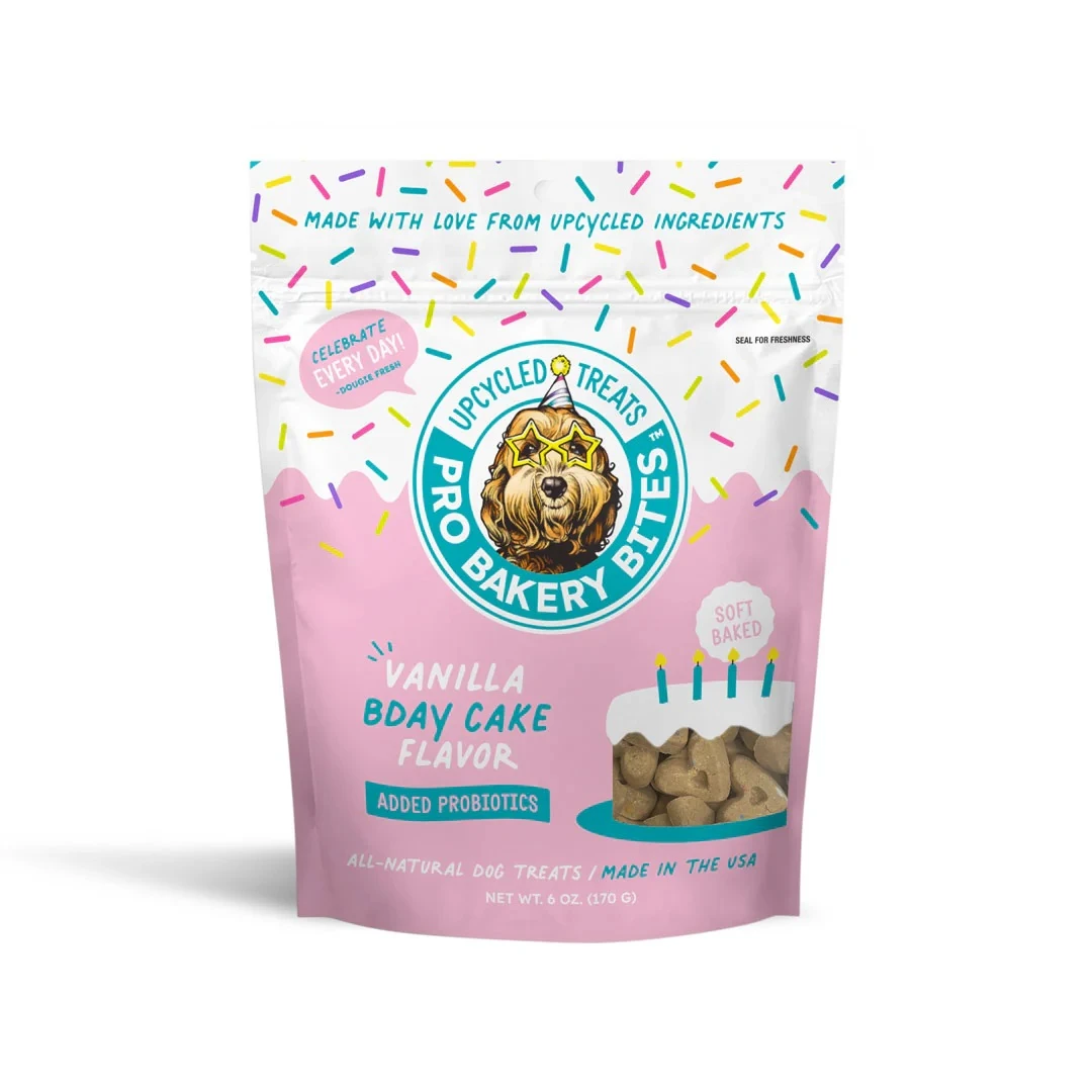 Soft Baked Treats for Dogs - Vanilla Bday Cake Recipe 6 oz