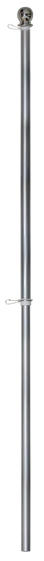 Flag Pole Brushed Aluminum 5'