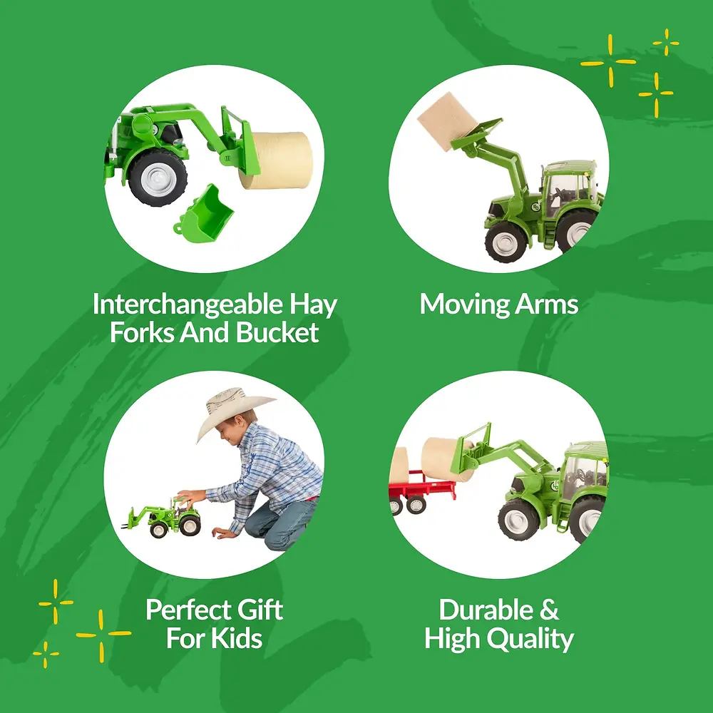 Tractor & Implements - Green