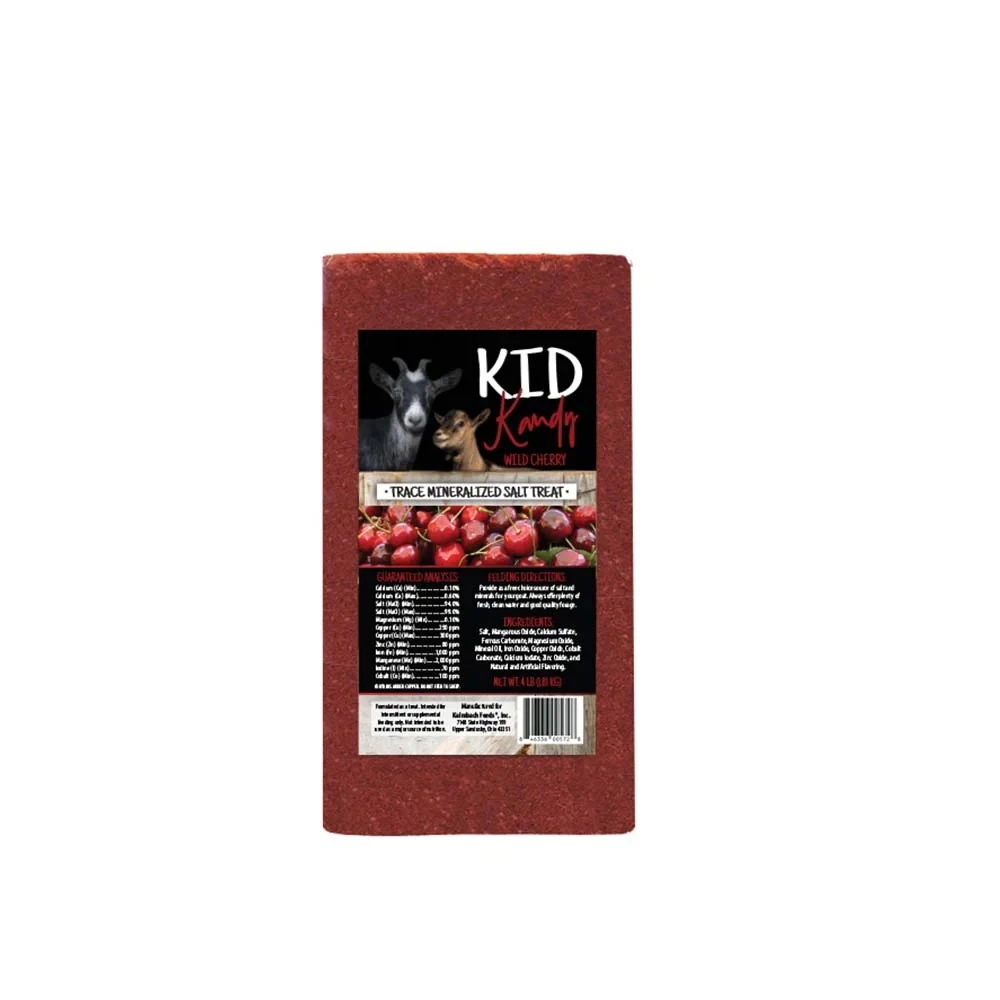 Kid Kandy Trace Salt & Trace Mineral Lick for Goats 4 lb