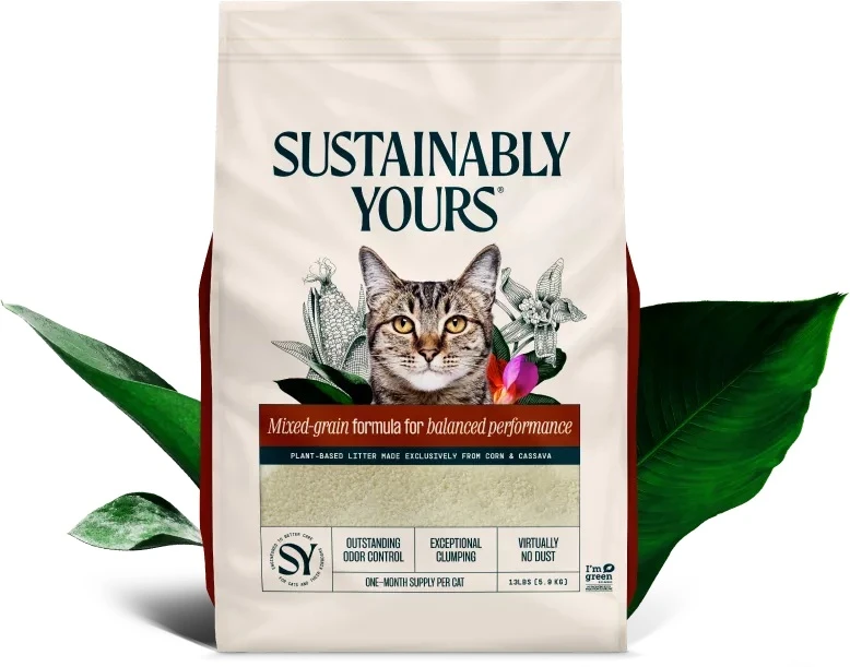 Plant Based Mixed-Grain Formula Clumping Cat Litter 26 lb