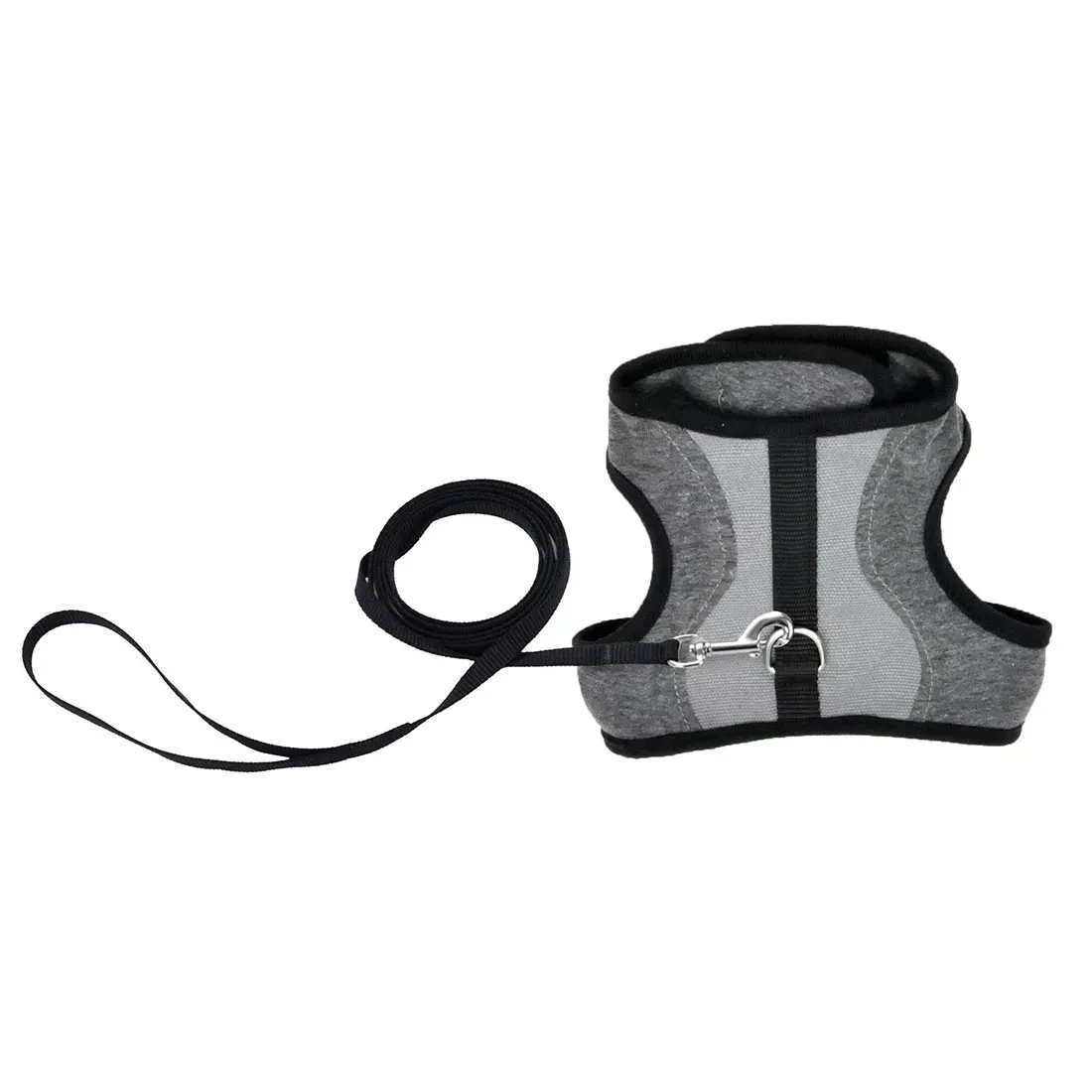 Adjustable Cat Wrap Harness with 6' Leash Medium 11"-16"