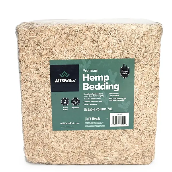 Premium Hemp Animal Bedding 70L | 15 lb