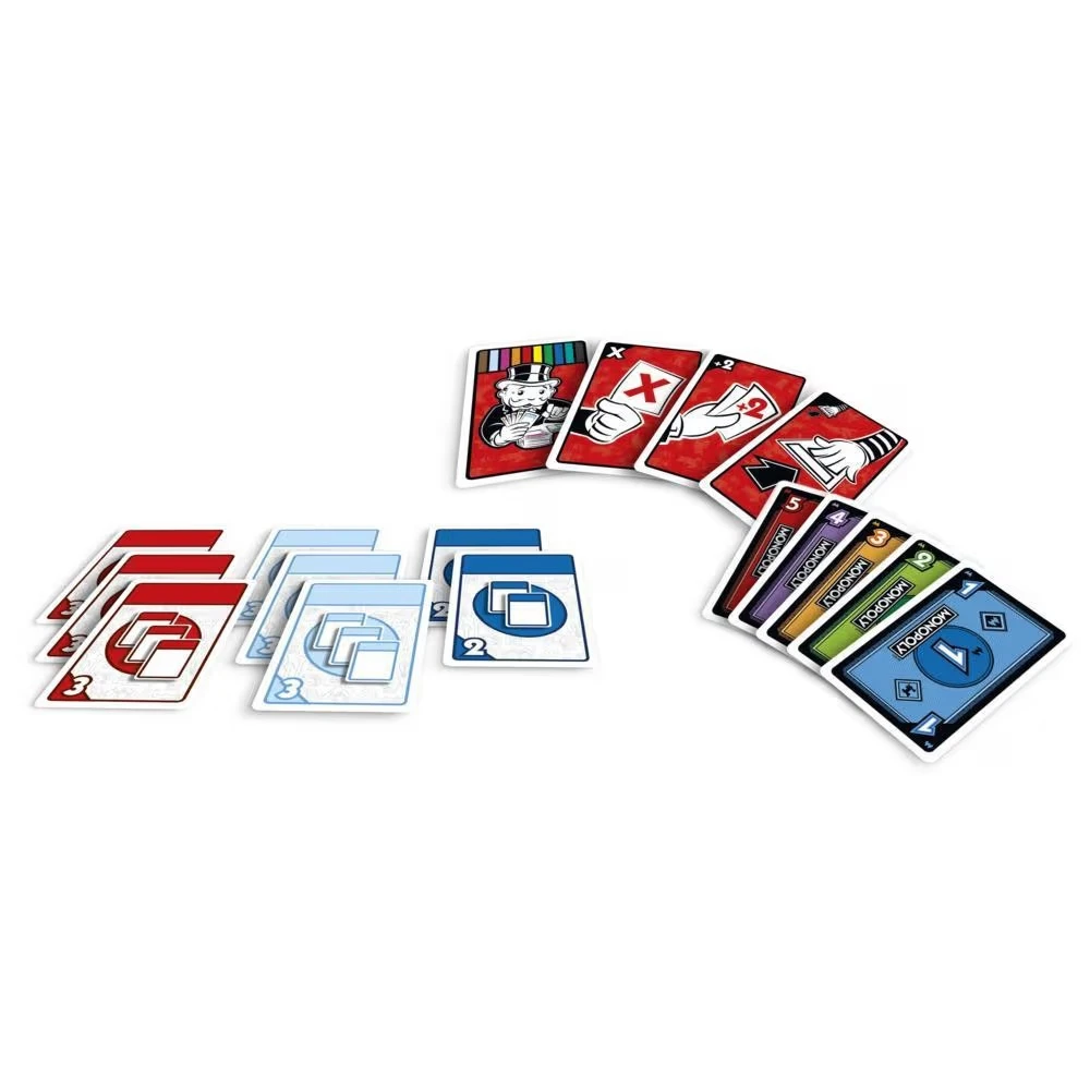 Monopoly Bid Game Quick-Playing Card Game Age 7+