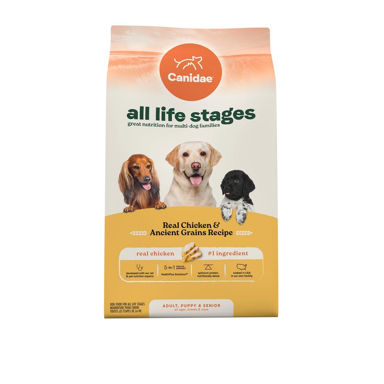 All Life Stages Real Chicken & Ancient Grains Recipe Dry Dog Food 5 lb