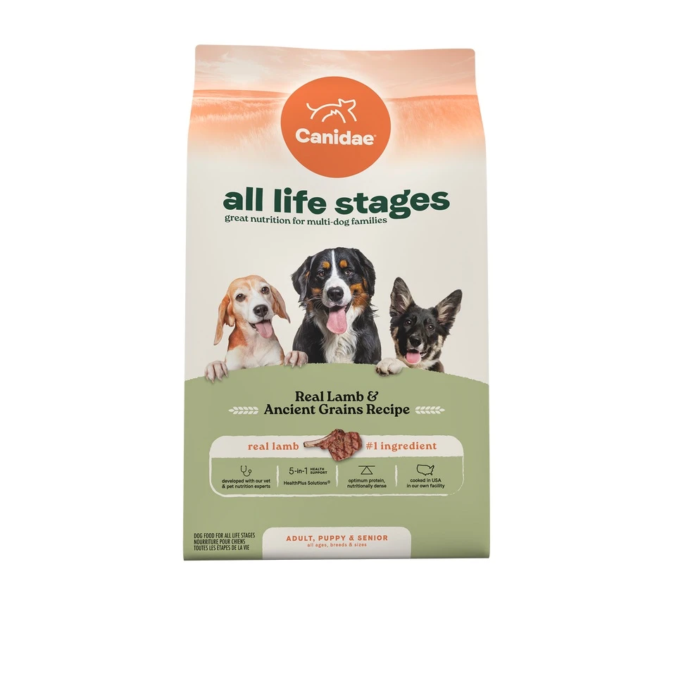 All Life Stages Real Lamb & Ancient Grains Recipe Dry Dog Food 5 lb