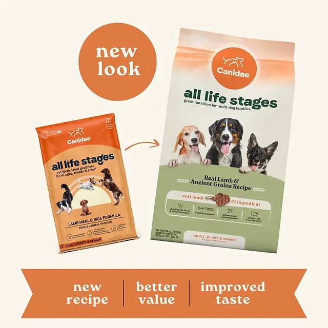 All Life Stages Real Lamb & Ancient Grains Recipe Dry Dog Food 5 lb