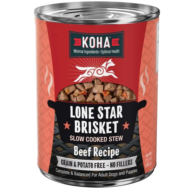 Lone Star Brisket Slow Cooked Stew Beef Recipe Canned Dog Food 12.7 oz