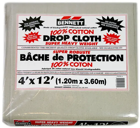 Bennett 4 x 12 ft. Canvas Drop Cloth