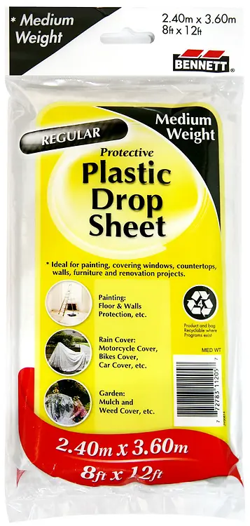 9x12 ft. Plastic Drop Cloth