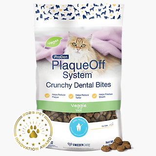 Crunchy Dental Bites for cats – Veggie 3 oz
