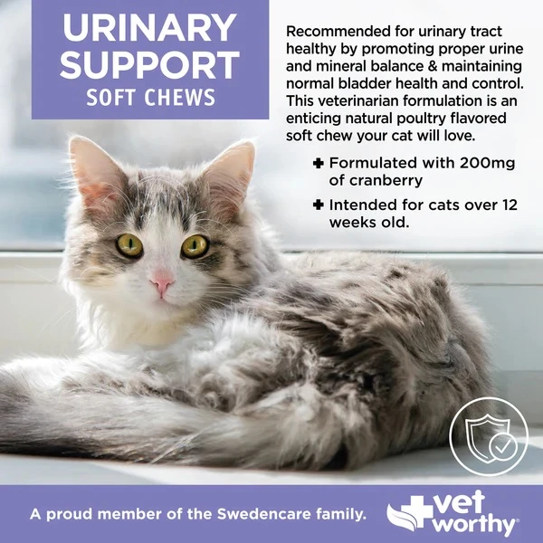 Urinary Aid Soft Chews for Cats 60 Count