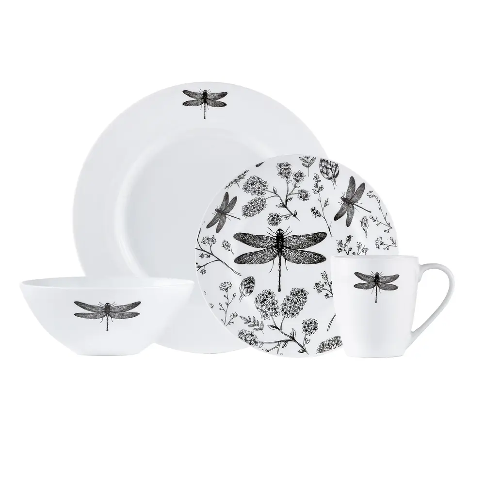 16PC - DRAGONFLY - DINNERSET