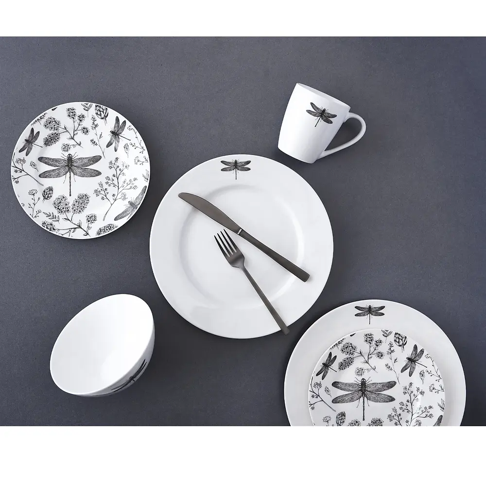 16PC - DRAGONFLY - DINNERSET