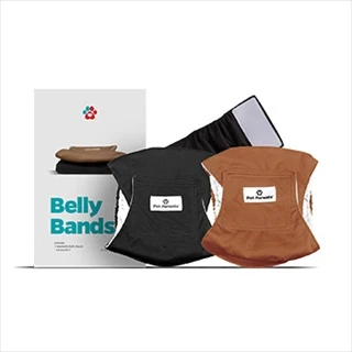 Belly Bands Natural Colors X-Small 2 Pack