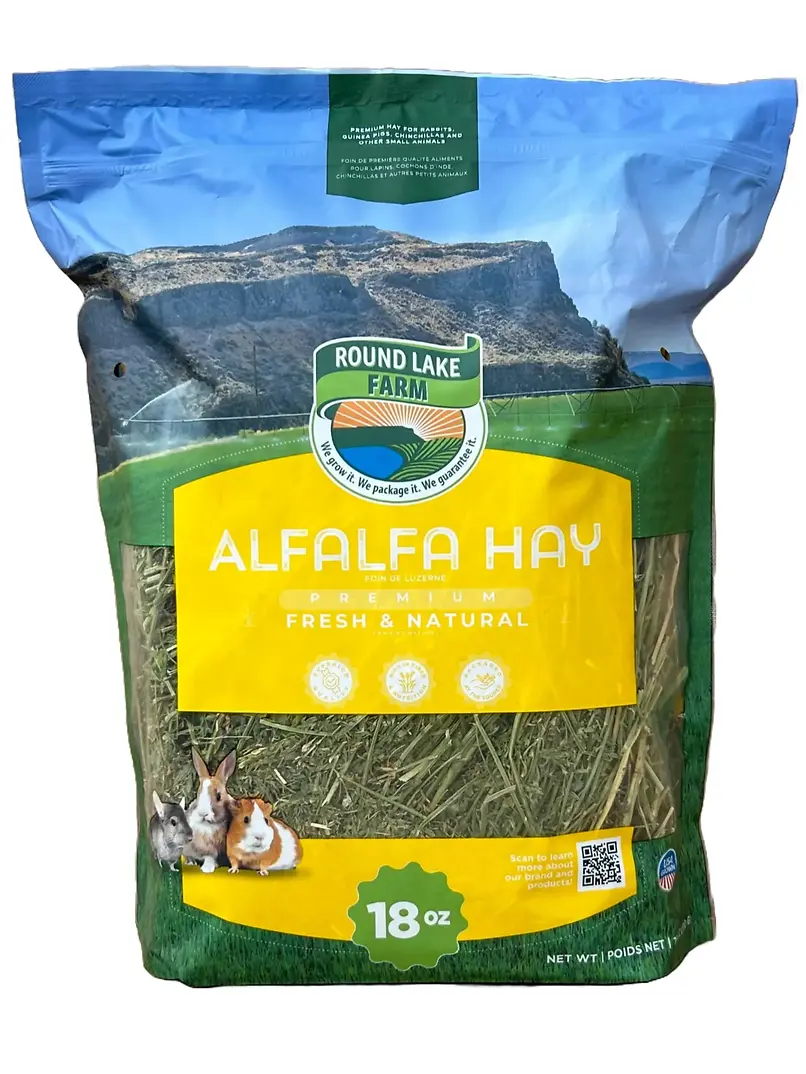 Alfalfa Hay Premium Small Animal Food 18 oz