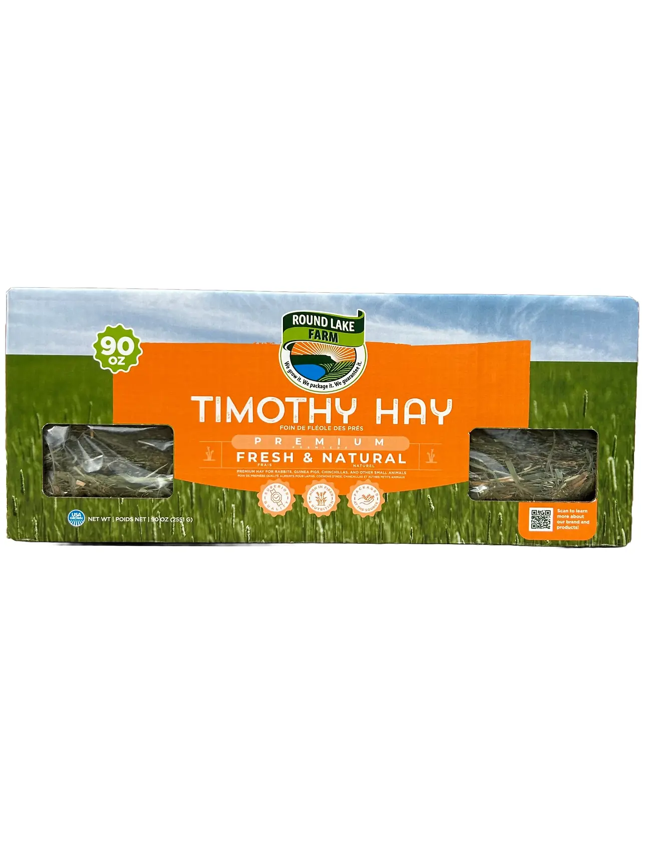 Timothy Hay Premium Fresh & Natural Small Animal Feed 90 oz