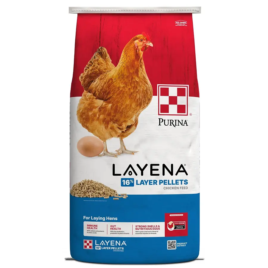 Layena 16% Layer Pellets Chicken Feed 40 lb