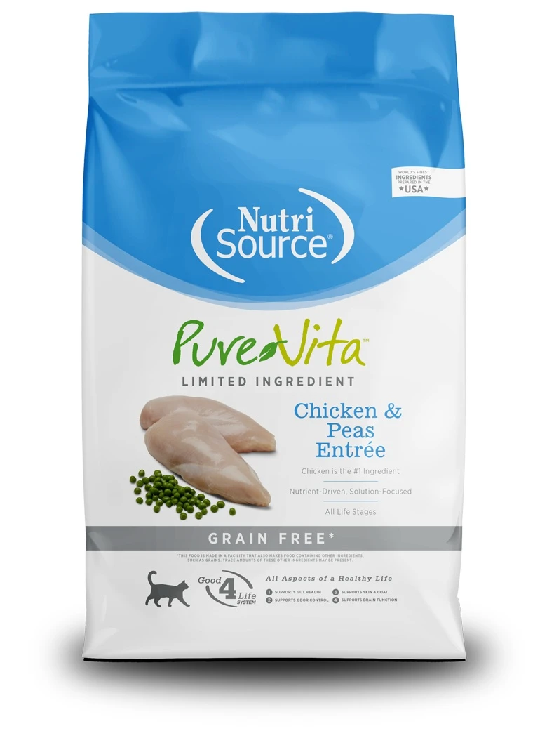 Limited Ingredient Chicken & Peas Entrée Grain-Free Dry Cat Food 4 lb