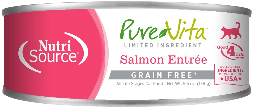Limited Ingredient Salmon Entrée Grain-Free Canned Cat Food 5.5 oz