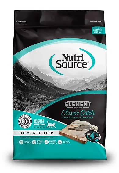 Element Series Classic Catch Grain-Free Dry Cat Food 4 lb