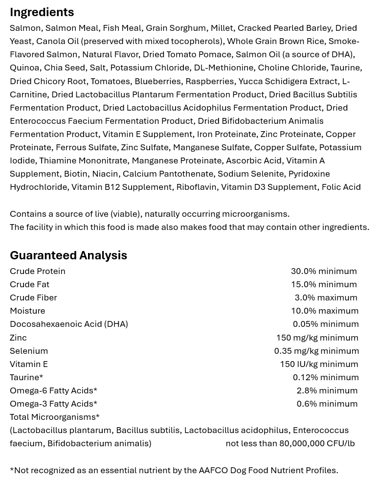 Ancient Stream Canine Recipe with Smoke Flavored Salmon Dry Dog Food 5 lb
