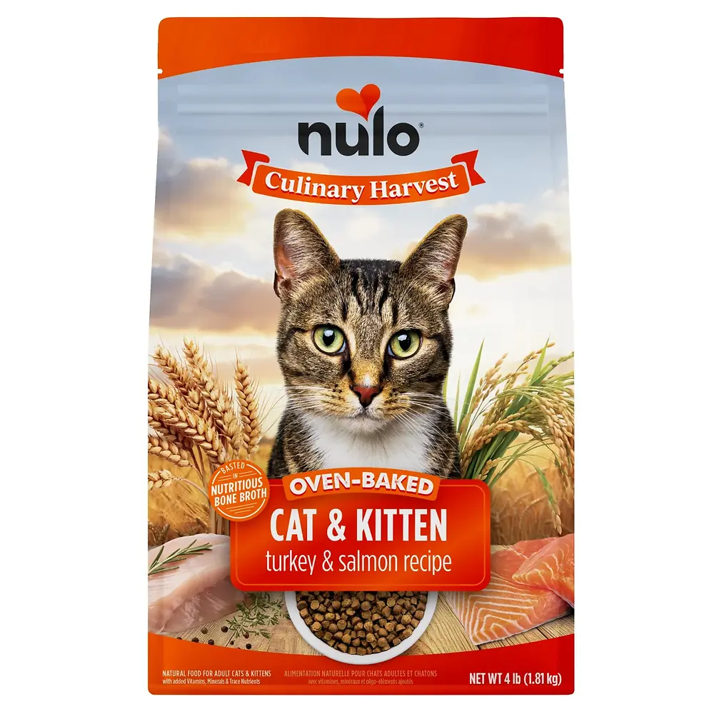 Culinary Harvest Oven-Baked Turkey & Salmon Recipe for Cats & Kittens 4 lb