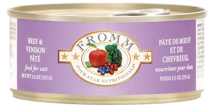 Four-Star Beef & Venison Pâté Canned Cat Food 5.5 oz