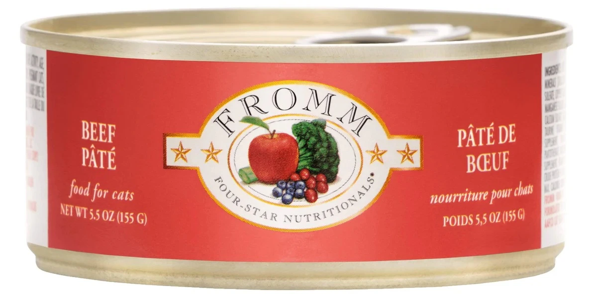 Four-Star Beef Pâté Canned Cat Food 5.5 oz