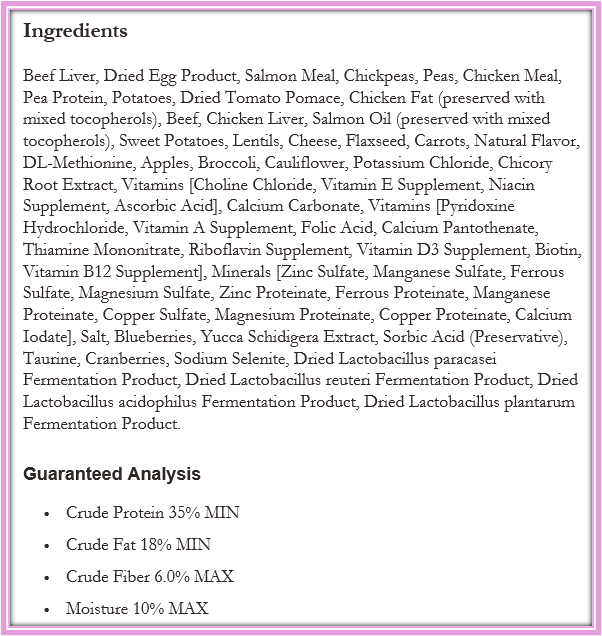 Four-Star Beef Liváttini Veg® Recipe Dry Cat Food 4 lb