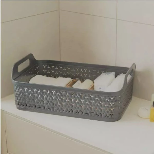 Shallow Basket with Lid