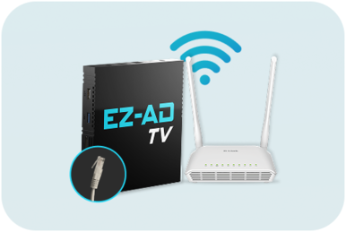 Connect EZ-AD Tv with wifi