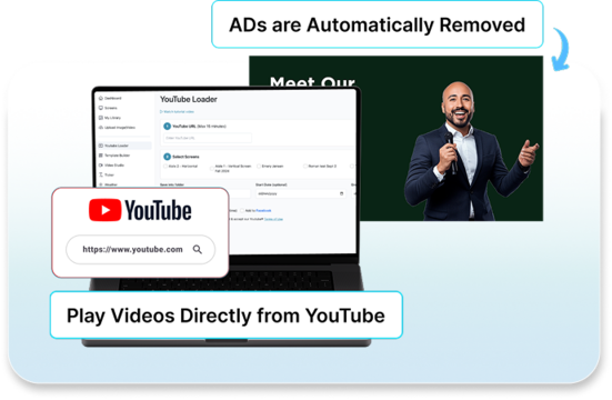EZ-AD Tv youtube integration