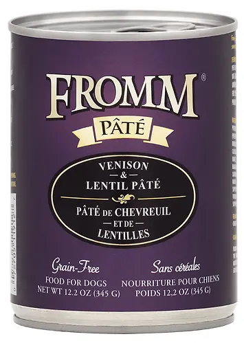 Pâté Venison & Lentil Canned Dog Food 12.2 oz